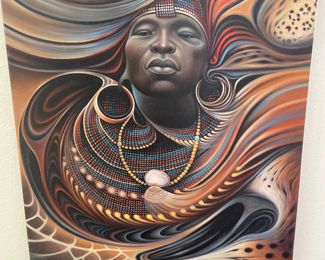 R. Chavez Mendez prints on canvas (2)