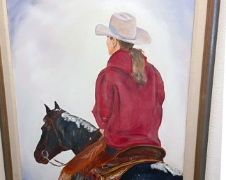 Paintings by the artist, Ralph Sena