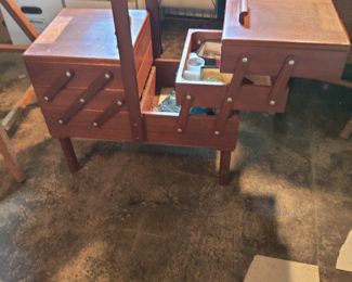vintage sewing box