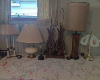 vintage table lamps