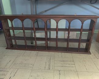 Vintage hanging wall unit