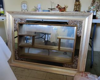 1950s mirrored Shadow box