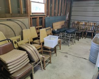 Multiple chair sets from diner