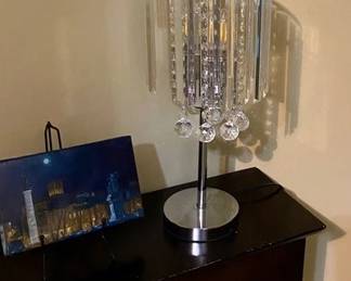 Crystal Boudoir Lamp