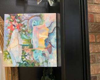 "Afternoon at Rosemary Beach" Original Oil on Canvas 12 x 12 Unframed