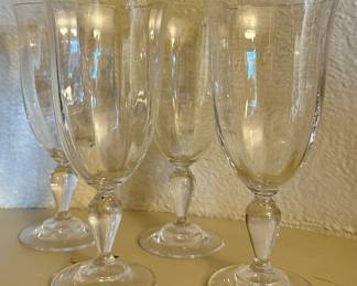(4) Water Goblets
