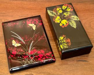 Lacquer Address Book & Trinket Box