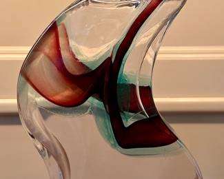 Kosta Boda "Macho," Carafe Signed Kjell Engman