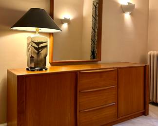 Scandinavian Design Dresser & Mirror