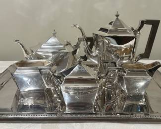 Meriden Britannia Company Sterling Tea Set