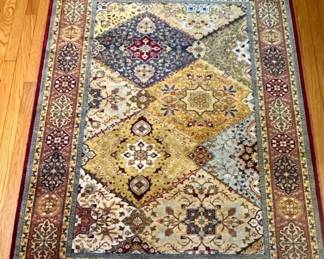 Turkish Wool Rug - 4'1" x 5'10"