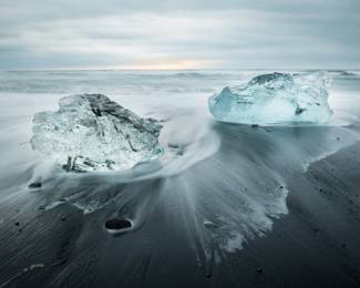 All photography is large scale and affixed to foam board