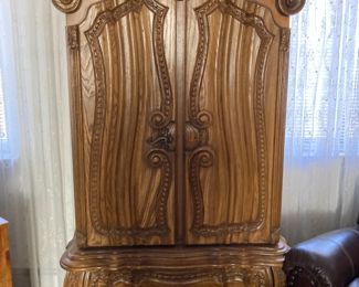Carved Wood Cabinet