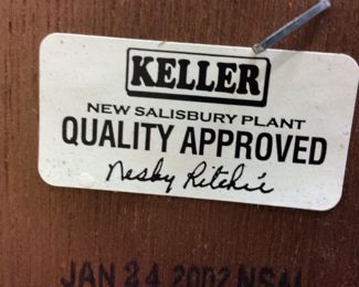 KELLER FURNITURE CHERRY WARDROBE