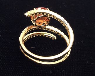 14KT GOLD SAPPHIRE & DIAMOND RING, SIZE 7, 2.58ct SAPPHIRE, .76ct DIAMONDS, 4g, IAS APPRAISAL $6735,