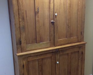 VTG. WOODEN CUPBOARD FILING CABINET,