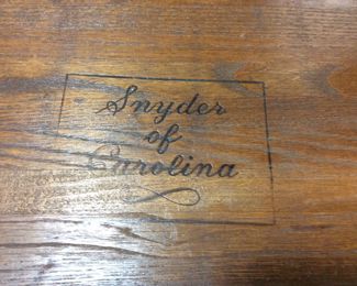 SNYDER OF CAROLINA MID CENTURY STYLE COFFEE TABLE