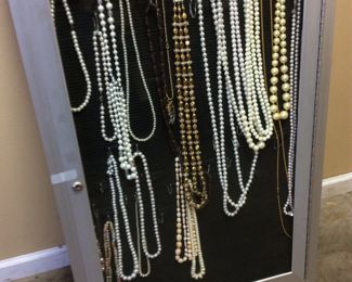DISPLAY CASE & NECKLACES