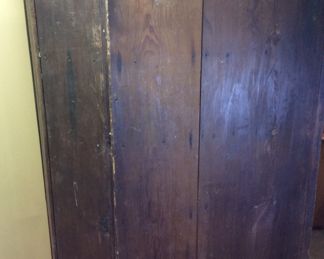 ANTIQUE CORNER CUPBOARD, CIRCA 1780-1810, YADKIN COUNTY,