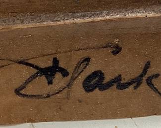 TOM CLARK SIGNED, 1991 MARK TWAIN STATUE