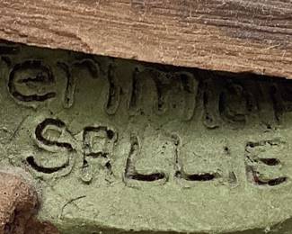 TOM CLARK SIGNED 1983 JEREMIAH SALLIE STATUE, 12''