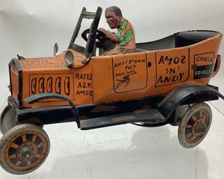 1930s LOUIS MARX & CO TIN LITHO WINDUP AMOS N ANDY,