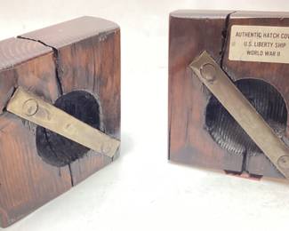WW2 U.S. LIBERTY SHIP HATCH COVER BOOKEN