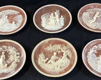  6 INCOLAY STUDIOS STONE PLATES