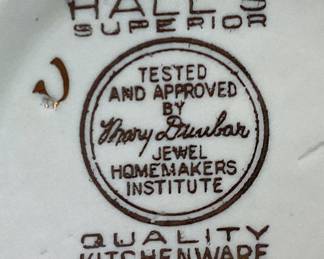 (2) HALL’S SUPERIOR CHINA, AUTUMN LEAF S