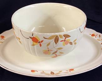 (2) HALL’S SUPERIOR CHINA, AUTUMN LEAF S
