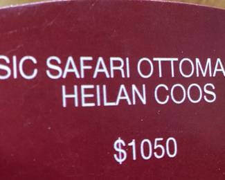  JOSHUA STEINBERG SAFARI OTTOMAN 