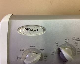 WHIRLPOOL WASHER & DRYER SET