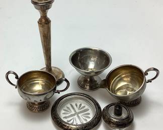 WEIGHTED STERLING SILVER PIECES