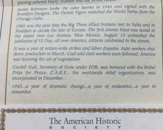  1945 SILVER PROOF SET