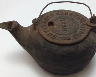 ANTIQUE CAST IRON KETTLE