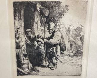 1632 JAN GEORG (JORIS) VAN VLIET ‘’THE RAT CATCHER PRINT