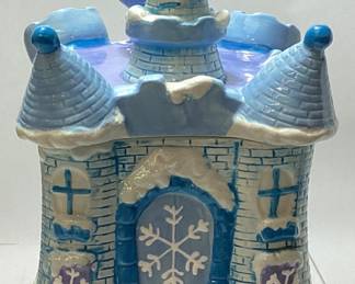 AURORA FROST ICE CASTLE COOKIE JAR