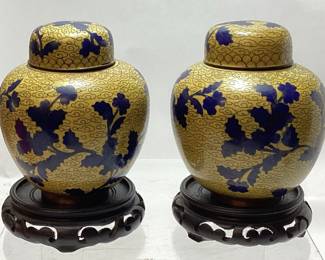 CLOISONN GINGER JARS