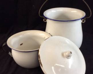 VINTAGE ENAMELWARE