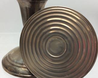 STERLING SILVER WEIGHTED CANDLESTICKS