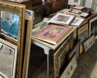 CHOICE LOT ARTWORK, WALL MIRRORS