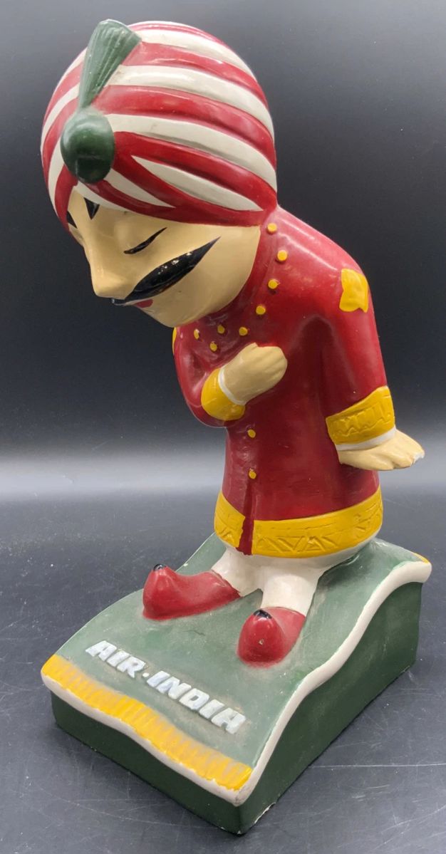 AIR INDIA Maharaja Vintage Mascot Figural
