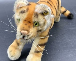 STEIFF Vintage Stuffed Toy Tiger Plush
