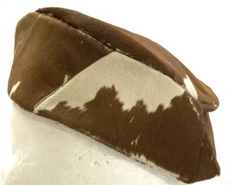 Cow Hide Hat
