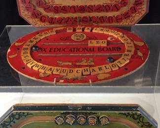 3 VINTAGE LETTER BOARD GAMES