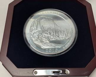 5oz .999 SILVER 2010 YOSEMITE PARK BULLION