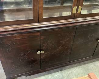 HERITAGE CONNESSOUR & MING TREASURE CHINA CABINET, 2 PIECE