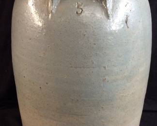 ANTIQUE STONEWARE 5 GALLON CROCK