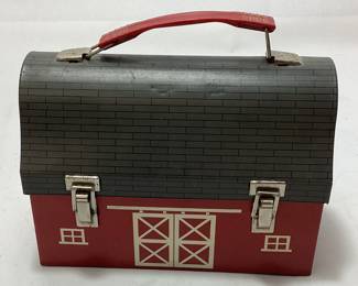 AMERICAN BARN THERMOS LUNCHBOX,