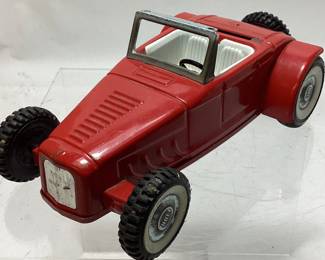 VINTAGE NYLINT RED OPEN WHEEL HOT ROD,